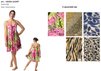 WOMEN'S DRESS S/S MORA SHORT Tellini S.r.l. Wholesale Clothing